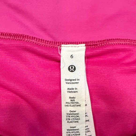lululemon athletica Speed Up 2.5” Bright Pink Athletic Shorts - Picture 5 of 5